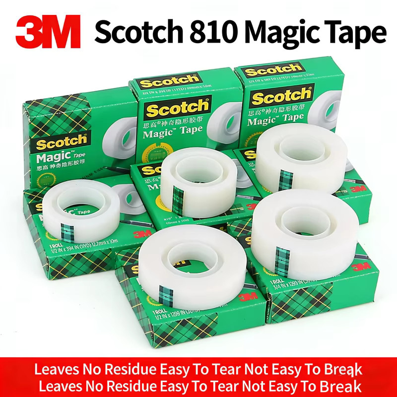 3M Scotch 810 Unsichtbares Klebeband Transparent Handreißbar und Beschreibbar - Bild 2