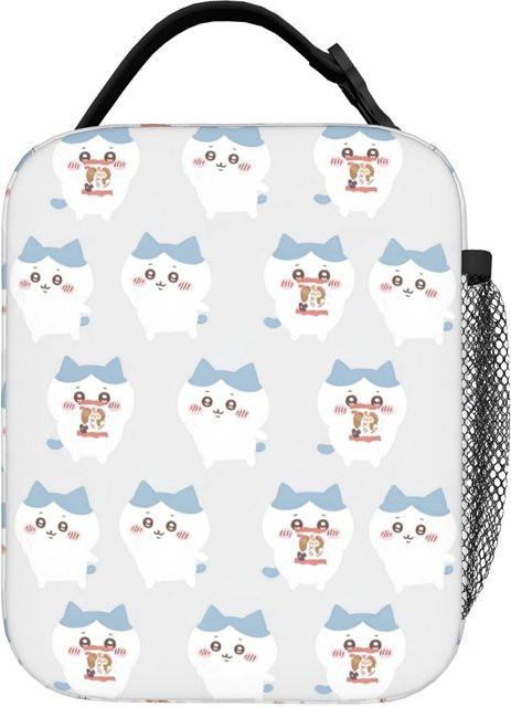 Bandai Chiikawa Hachiware Isolierte Lunchtasche, Auslaufsicher und Wiederverwendbar, Weiß, One Size - Bild 1