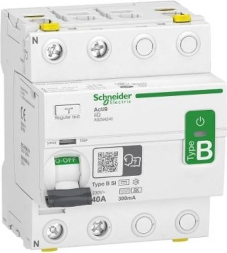 Schneider Electric A9Z64240 Fehlerstrom-Schutzschalter RCD allstromsensitiv B 40A 0,3A in Weiß - Bild 1
