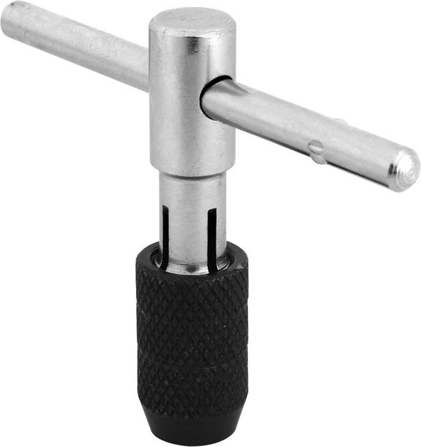 Neoglint T-Griff Windeisen Spannfutter Typ M3 M6 in Weiß und Silber - Bild 1