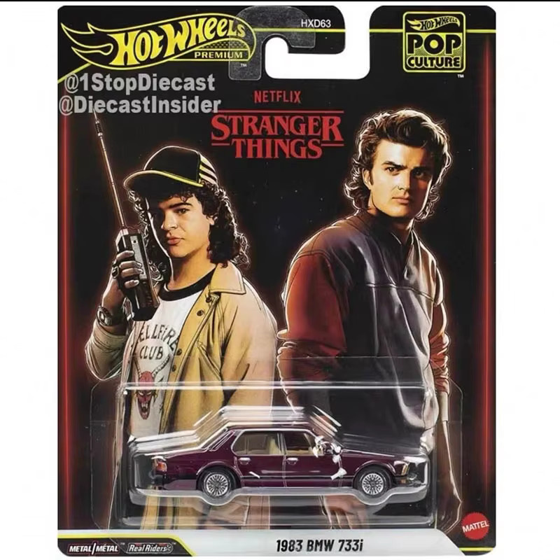 Hot Wheels Stranger Things, Automodelle, 1:64, Metall - Bild 2