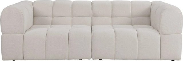 Vente-unique Sofa Rimalo Beige Stoff ohne Schlafmöglichkeit Breite: 244 cm - Bild 1