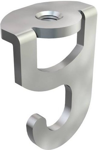 OBO Bettermann Deckenhaken TS 2989 M6 in Silber, 50 Stück - Bild 1