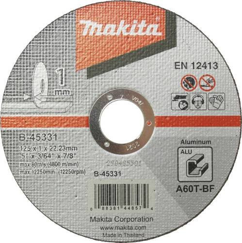 Makita Trennscheibe für Metall in Silber, Durchmesser: 125 mm - Bild 1