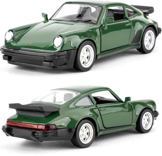 RMZ city Porsche 911 Turbo 1978, Spielzeugfahrzeug, 1:36, Metall, Grün - Bild 1