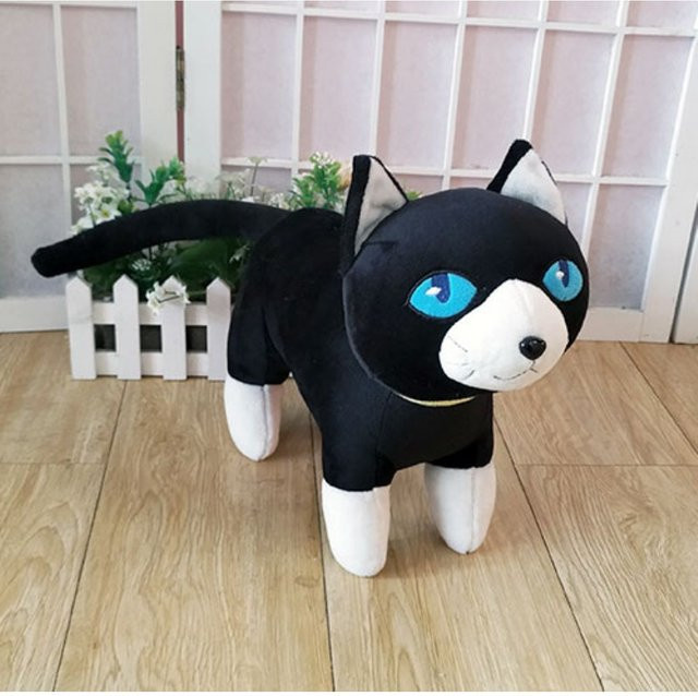 Tomoontoy Morgana Plüschpuppe, Schwarze Katze, 35 cm - Bild 1