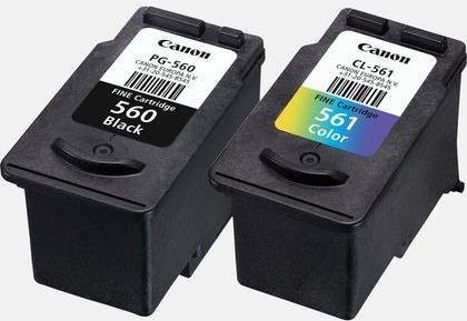 Canon PG-560 und CL-561 Multipack Original Tintenpatronen für PIXMA TS5350 in Schwarz und Multicolor (Cyan, Magenta, Gelb) - Bild 1