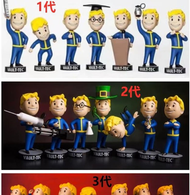 Bandai Vault Boy Anime Actionfigur Mehrfarbig aus Kunststoff als dekorative Sammlerfigur - Bild 1