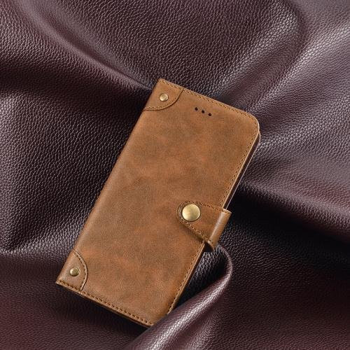 BONUMUM Retro Leder Hülle mit Metallschnalle für Oukitel WP6 G in Schwarz, Braun, Blau oder Rot - Bild 1