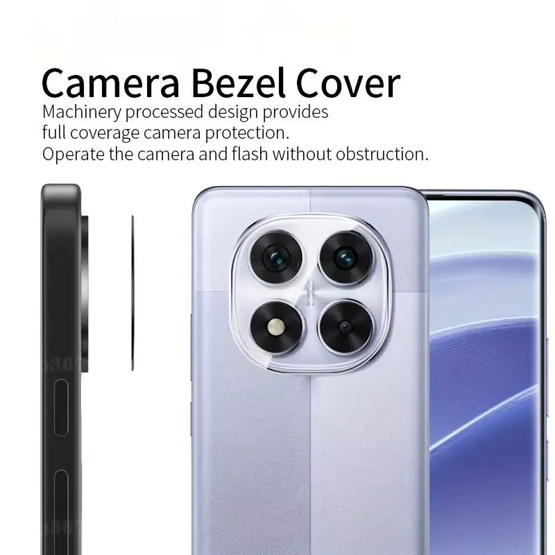 3er-Set Klare 3D-Linsenschutzfolie aus gehärtetem Glas für Xiaomi Redmi Note 14 13 Pro Plus + 4G 5G Kamera Vollschutz-Abdeckung - Bild 2