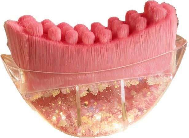 MengAn Lymphatische Konturen Gesichts-Pinsel, rosa, Unisex - Bild 1