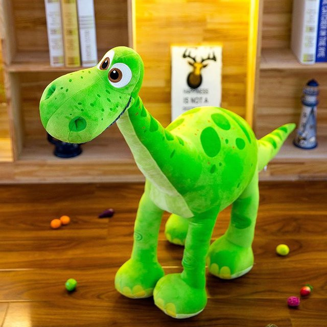 Dinosaurierkopf Plüschtier Tyrannosaurus Rex, Puppe, grün, 50cm - Bild 1
