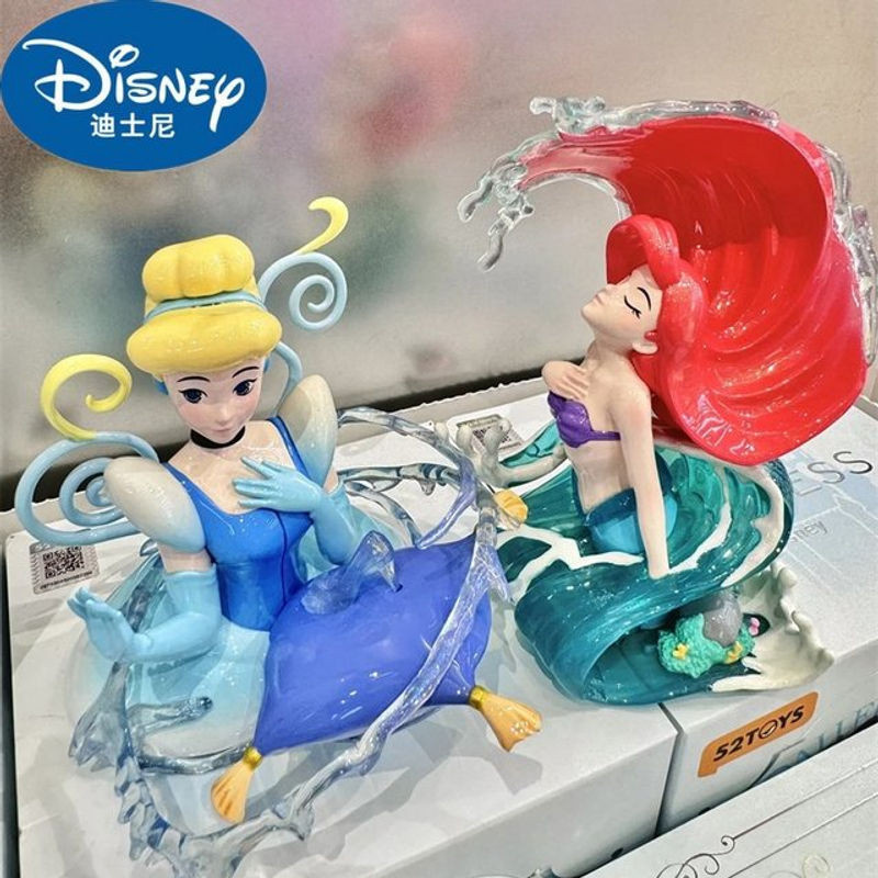 Disney Prinzessin Künstlerische Mapping Blind Box II Serie Anime Figuren Modell aus Kunststoff, Mehrfarbig - Bild 1