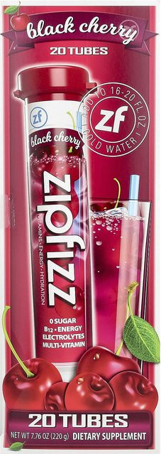 Zipfizz, Energy Drink, Schwarzkirsche, 20 x 11 g - Bild 1