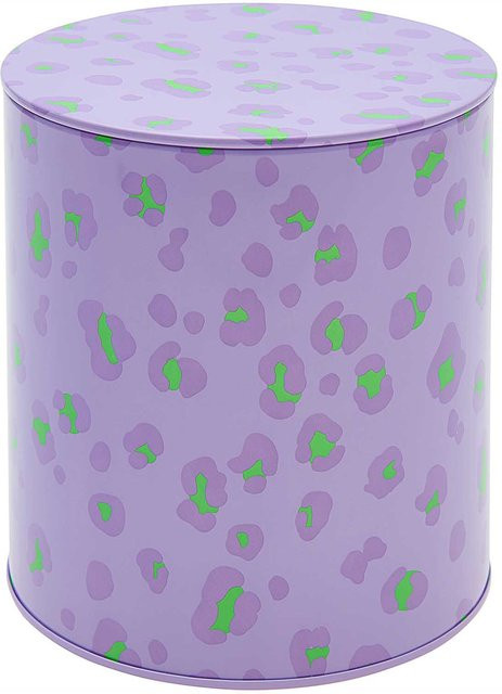 Rico Design Keksdose Acid Leo in Flieder mit Metalldeckel B: 13,6 cm, T: 15,1 cm, H: 15,0 cm - Bild 1