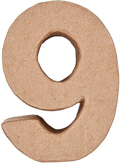 Rico Design 3D Pappzahl 9 stehend aus Pappe - Bild 1