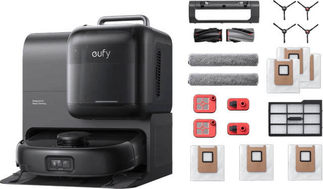 eufy Omni E28 Complete Saugroboter mit Kamera und App-Steuerung in Anthrazit - Bild 1