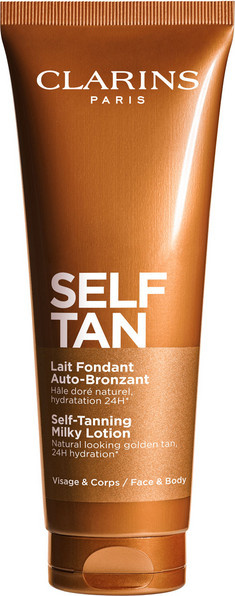 Clarins Self Tan Lait Fondant Auto-Bronzant, Milch, Aloe Vera, Unisex - Bild 1