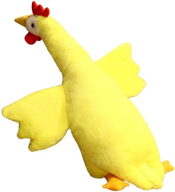 Yiran Health & Beauty Küken Huhn Plüschtier, Gelb Weiß, 50cm - Bild 1