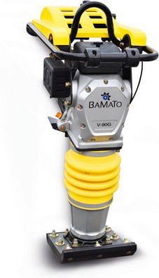 BAMATO Vibrationsstampfer V-90G mit Fahrwerk, Gelb, H x B x T: 106 x 74 x 38 cm - Bild 2