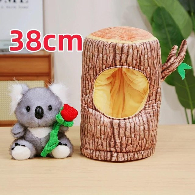 Kidsly Rosen-Koala mit Baum-Rucksack, Plüschtier, ab 14 Jahren - Bild 1