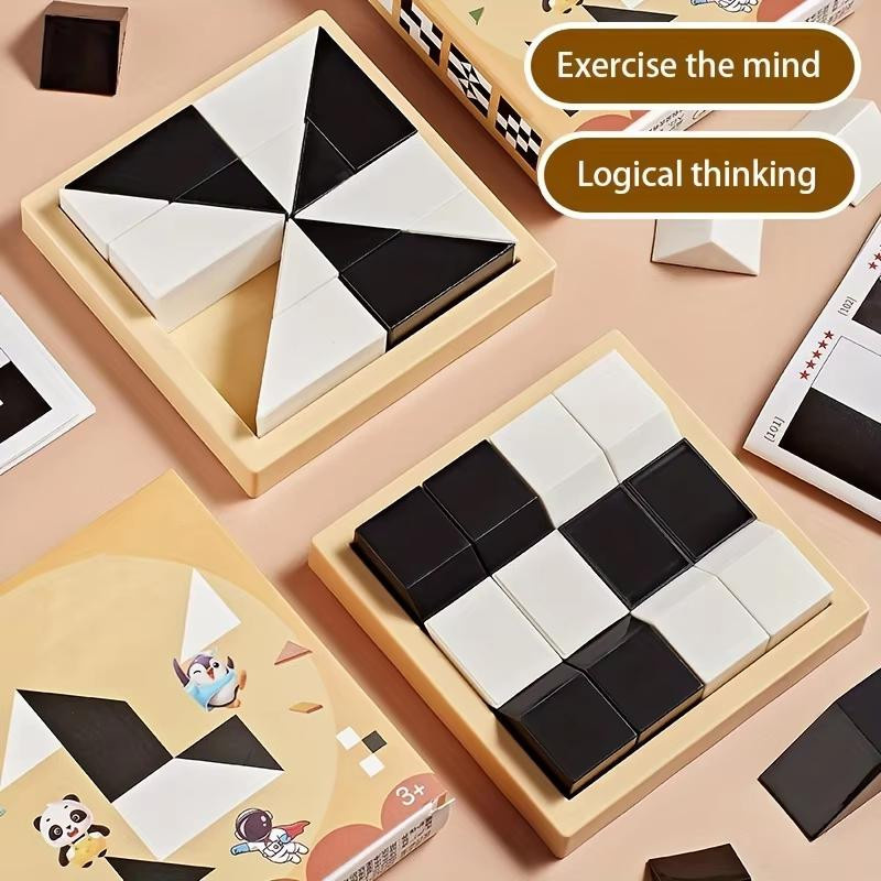 Linyi toy Geometrie Puzzle Spiel, bunt, 120 Teile, 3-6 Jahre - Bild 4