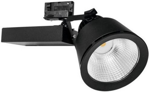 Siteco LED-Schienenstrahler 43W in Schwarz mit transparentem Glas - Bild 1