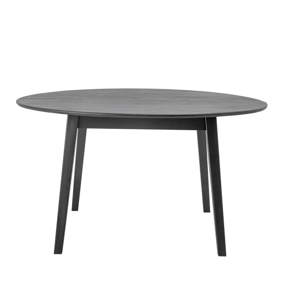 Bloomingville Esstisch Peron rund aus Eiche und Buche in Schwarz Matt, Durchmesser: 140 cm - Bild 1