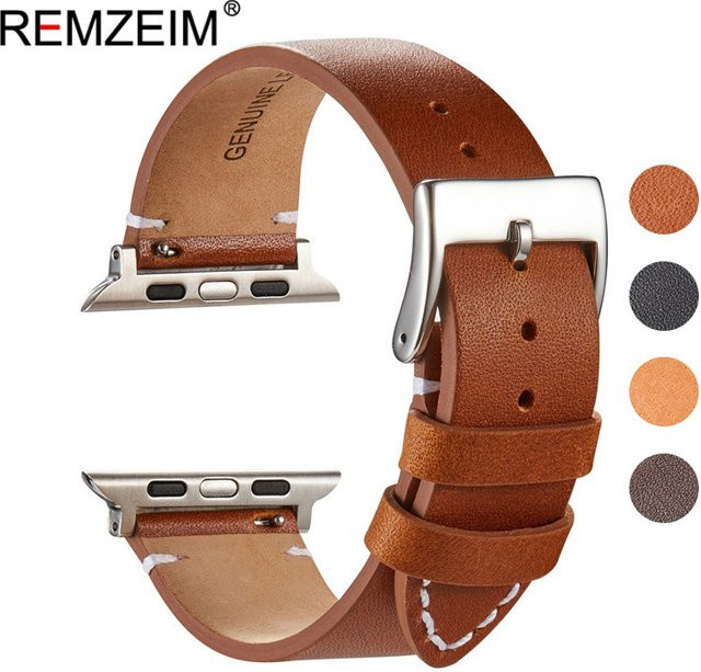 REMZEIM Uhrenarmband Rindsleder, Unisex - Bild 1