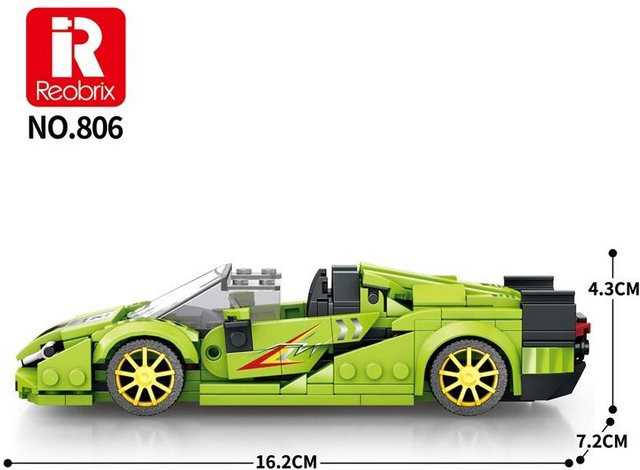 FKP 37 Supercar, Baustein-Set, 348 Teile, ab 18 Jahre - Bild 1