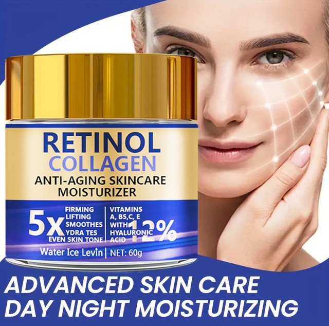 Water Ice Levin Retinol Kollagen Gesichtscreme, mit Hyaluronsäure, Unisex - Bild 1