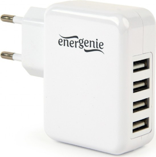EnerGenie EG-U4AC-02 USB-Ladegerät für Mobilgeräte in Weiß - Bild 1