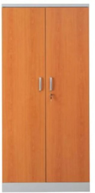PROREGAL Aktenschrank Beetle mit 4 Fachböden, Grau & Erle, H x B x T: 195 x 92 x 42 cm - Bild 1