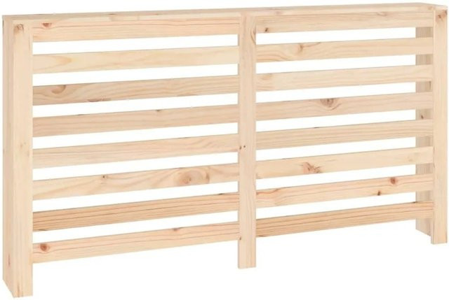 vidaXL Heizkörperverkleidung aus Massivholz Kiefer in Braun und Beige, B/T/H: 153 x 19 x 84 cm - Bild 1