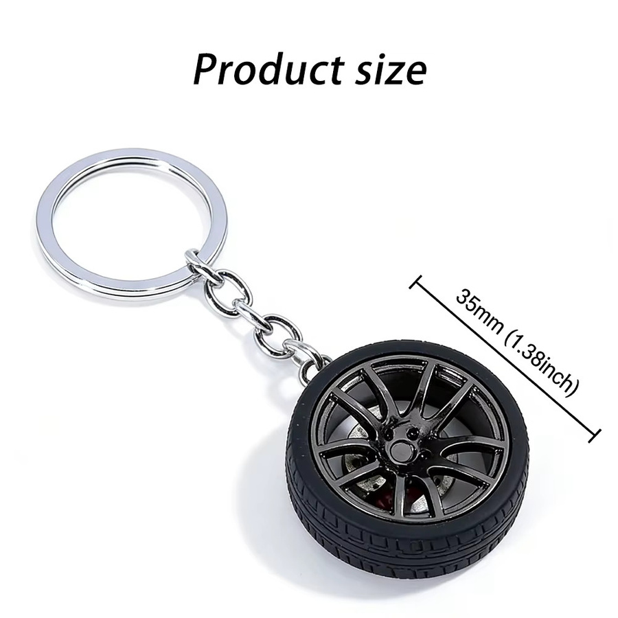 JDM RACING Schlüsselanhänger, Reifenfelge, Bremsscheibe - Bild 2