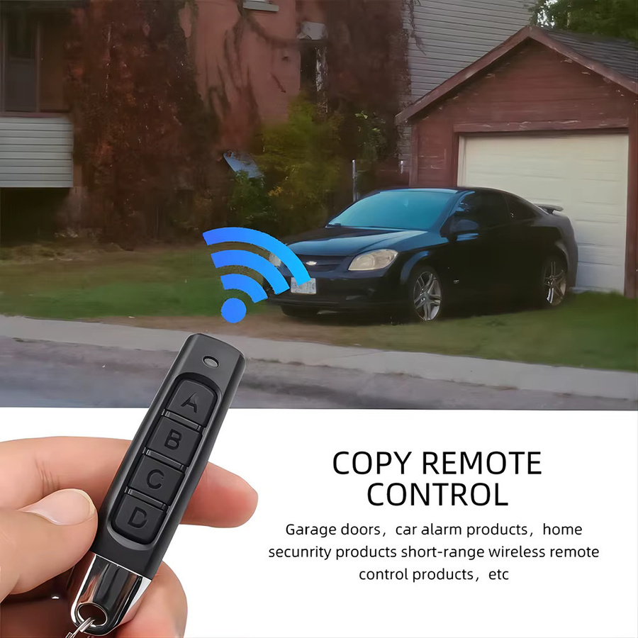 Szaoju 433MHz Auto Kopie Fernbedienung als elektrischer Garage Türöffner Duplizierer in Schwarz - Bild 3
