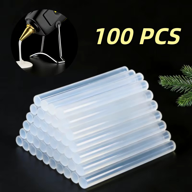 100 Stück transparente Heißklebestifte für Handwerk und DIY-Reparaturen, temperaturbeständig, Durchmesser: 7 mm und 11 mm - Bild 2