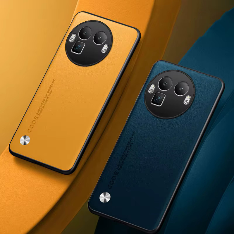 EUCAGR PU Leder Handyhülle für Realme GT8 Pro 5G und Realme GT8, Stoßfeste Silikon Schutzhülle, Blau - Bild 1