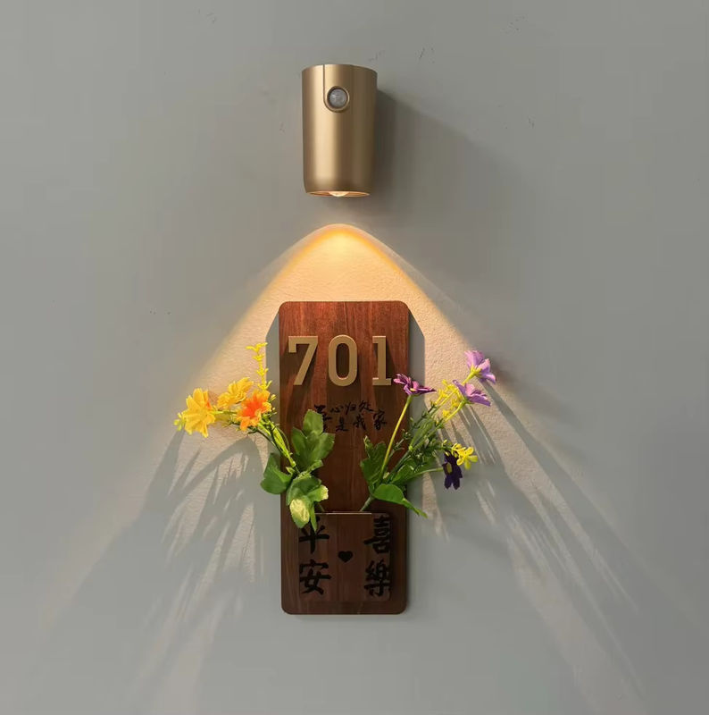 Ggbingo Moderne Wandlampe mit Bewegungssensor und USB-Aufladung, Magnetische Induktionsleuchte für Flur und Treppe - Bild 6