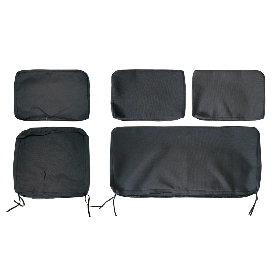 Ersatz-Kissenbezüge für Olary Sofa-Lounge-Set aus Polyester in Dunkelgrau - Bild 2