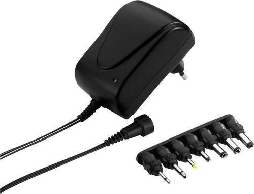 Monacor 0273140 Schaltnetzteil mit 3,5 mm Klinkenanschluss in Schwarz - Bild 1