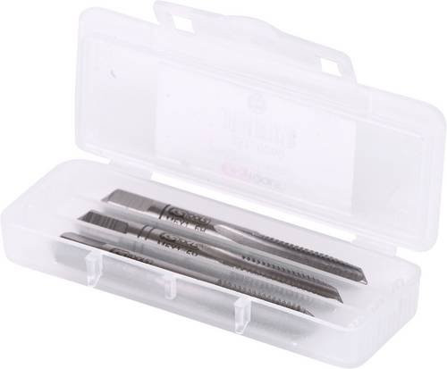KS Tools HSS Handgewindebohrer-Set M6 x 1, 3-teilig, silberfarben - Bild 1
