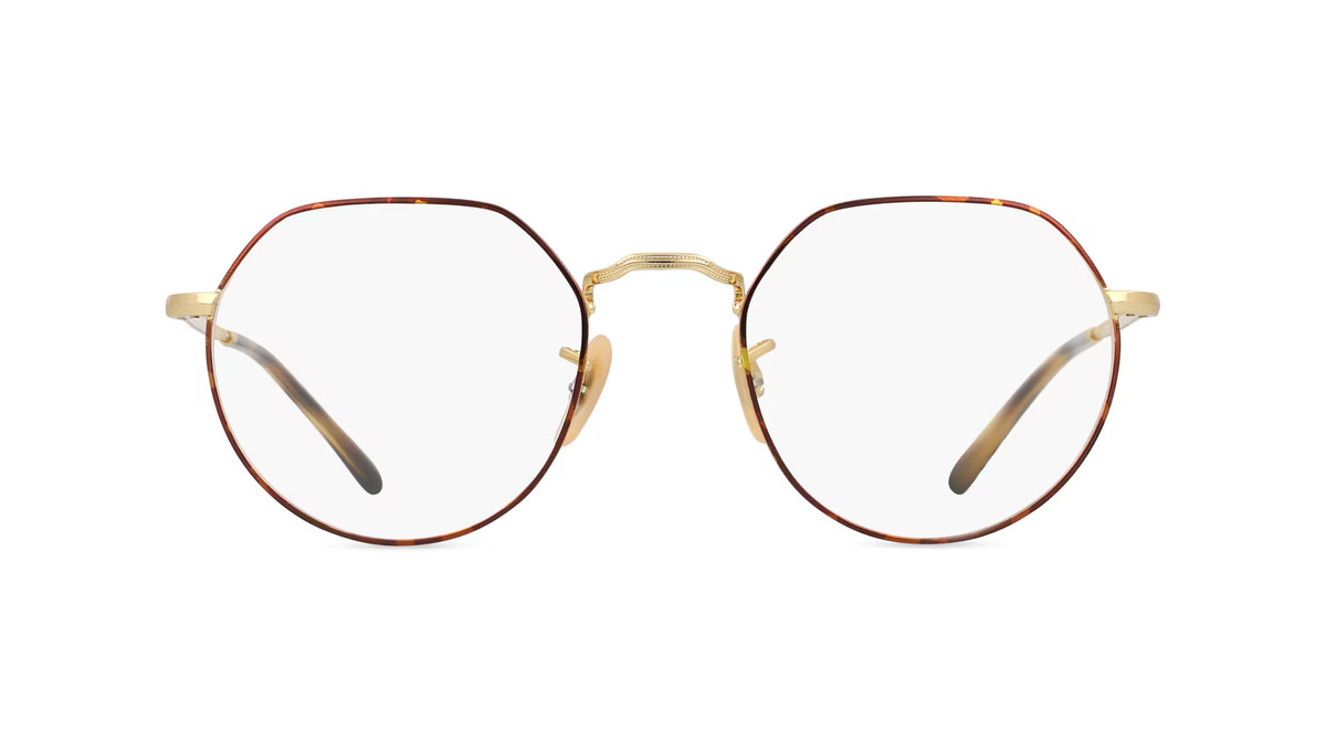 Ray-Ban RX6465 Korrektionsbrille, Vollrand, Geometrisch, Metall, Unisex, gold - Bild 1
