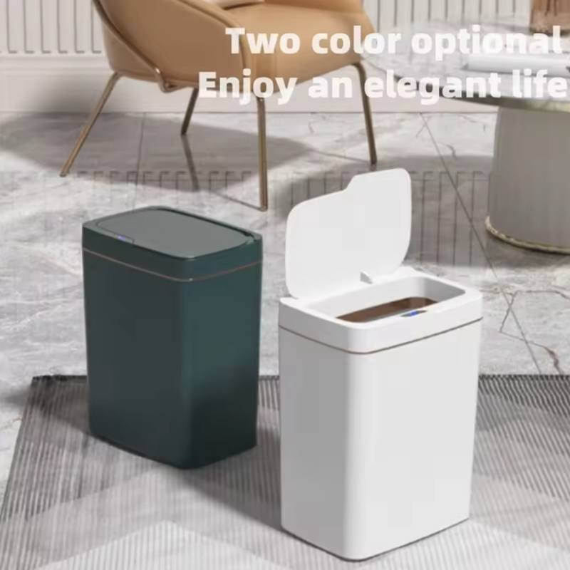 Intelligenter Mülleimer mit Sensor idealife, berührungslos und wasserdicht, 15 l, Grün - Bild 3