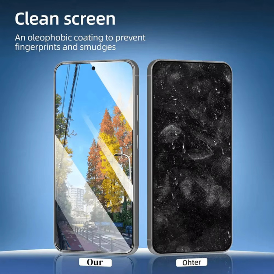 NNBILI 3-teiliges HD-Displayschutzfolien-Set für Samsung Galaxy S26 Ultra und S26 in Transparent mit Ein-Klick-Installationswerkzeug und Unterstützung der Fingerabdruck-Entsperrung - Bild 3