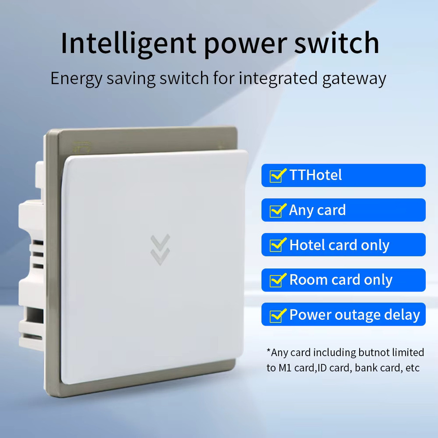 TTHotel ES3-Wifi Energiesparschalter 40A mit App-Steuerung und TTLOCK Wifi Gateway Funktion in Weiß - Bild 3