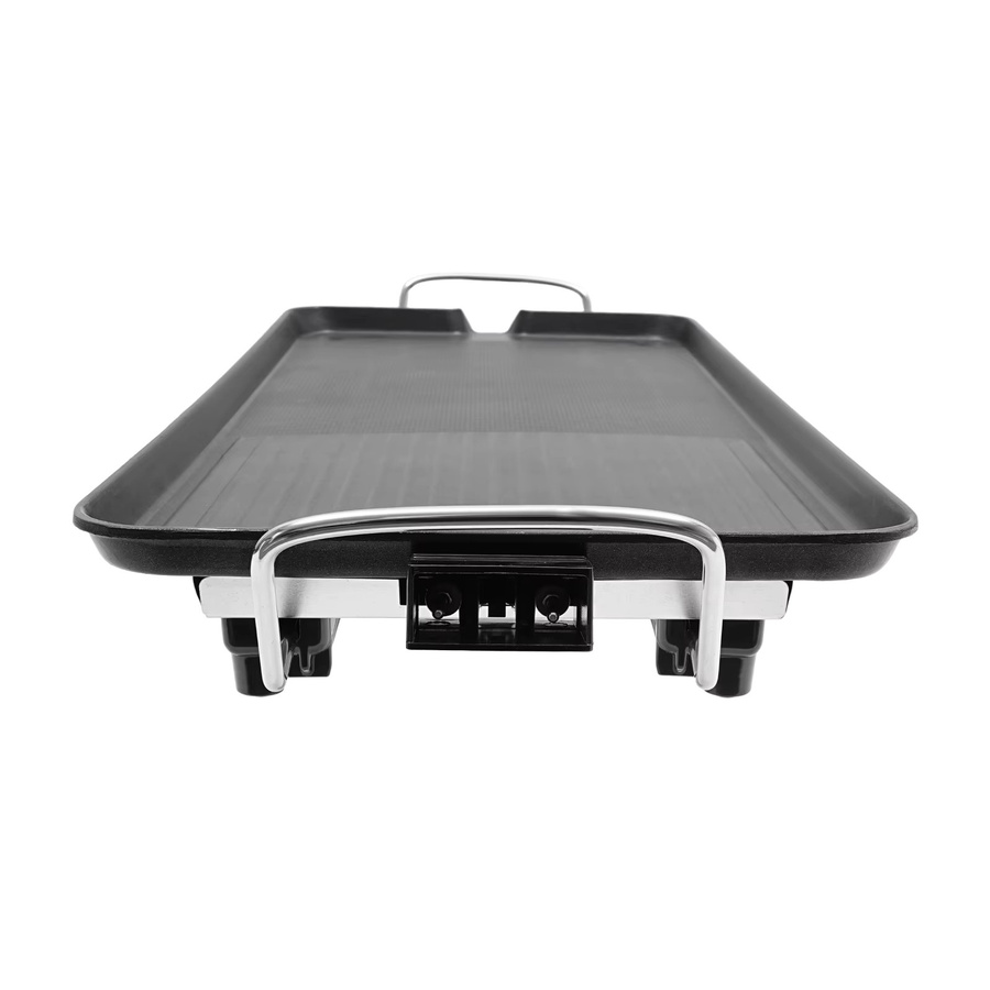 Bymaocar Elektrischer Tischgrill mit Antihaftbeschichtung und einstellbarem Thermostat, Schwarz, B: 68 cm, T: 28 cm - Bild 3