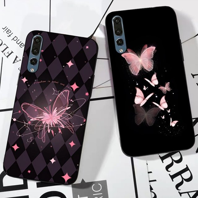 Schmetterlings Handyhülle für Huawei P 8 9 10 20 30 40 50 Pro Lite Psmart Honor 10 Lite 70 Mate 20lite in Multicolour - Bild 1