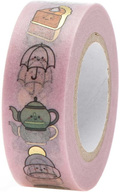 Rico Design Paper Poetry Washi Tape Cosy Breite: 1,5 cm, Länge: 10 m - Bild 1