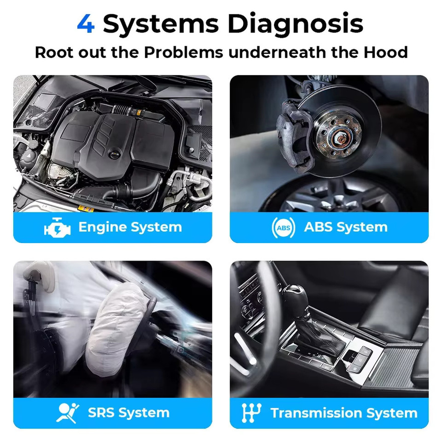 TOPDON ArtiDiag500 OBD2-Scanner Autodiagnosetool für Motor, ABS, SRS und Getriebe in Schwarz - Bild 5